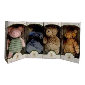 Classic Winnie The Pooh Plush Set Bundle (RARE)